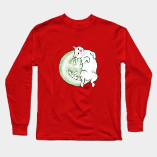 Cucumber Cat Long Sleeve T-Shirt